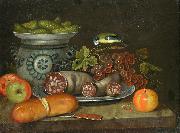 unknow artist Still life with sausages France oil painting artist